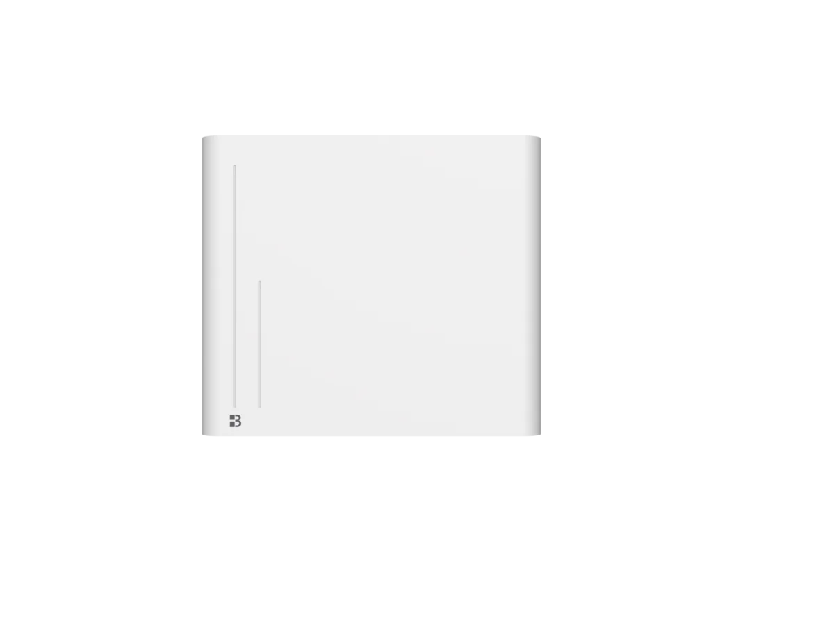Radiateur à inertie sèche céramique ALBA sur fond blanc