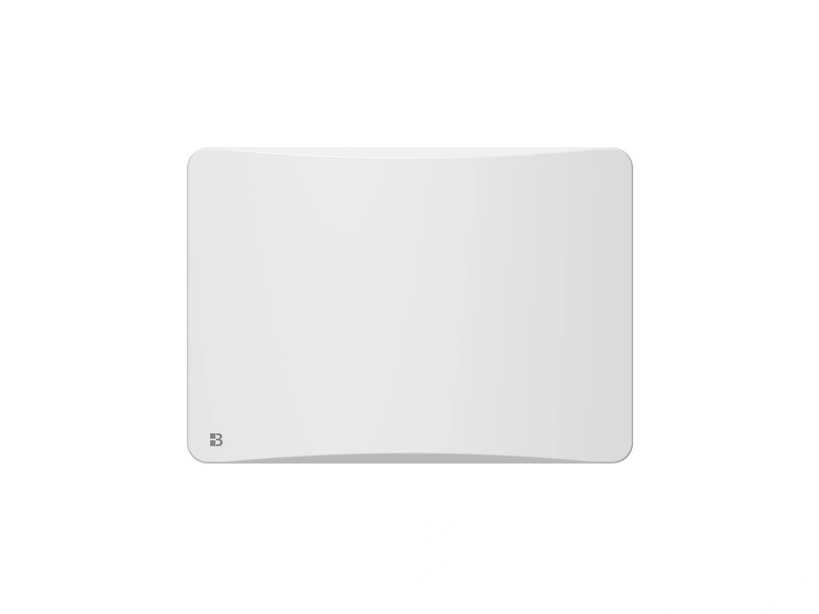 Radiateur à inertie sèche double cœur fonte + film chauffant avec thermostat interchangeable ALMEA sur fond blanc