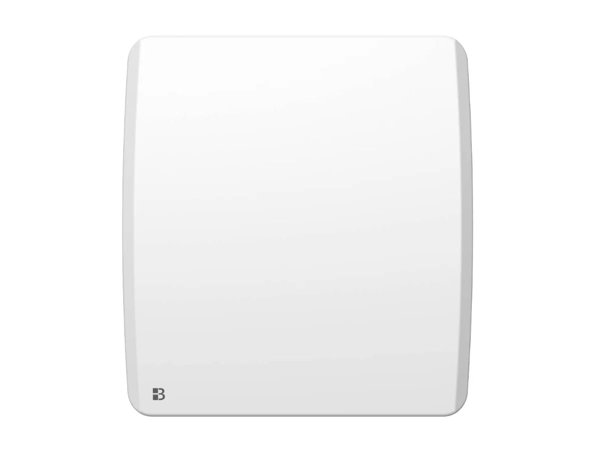 Radiateur à inertie sèche céramique ARIA BLANC sur fond blanc