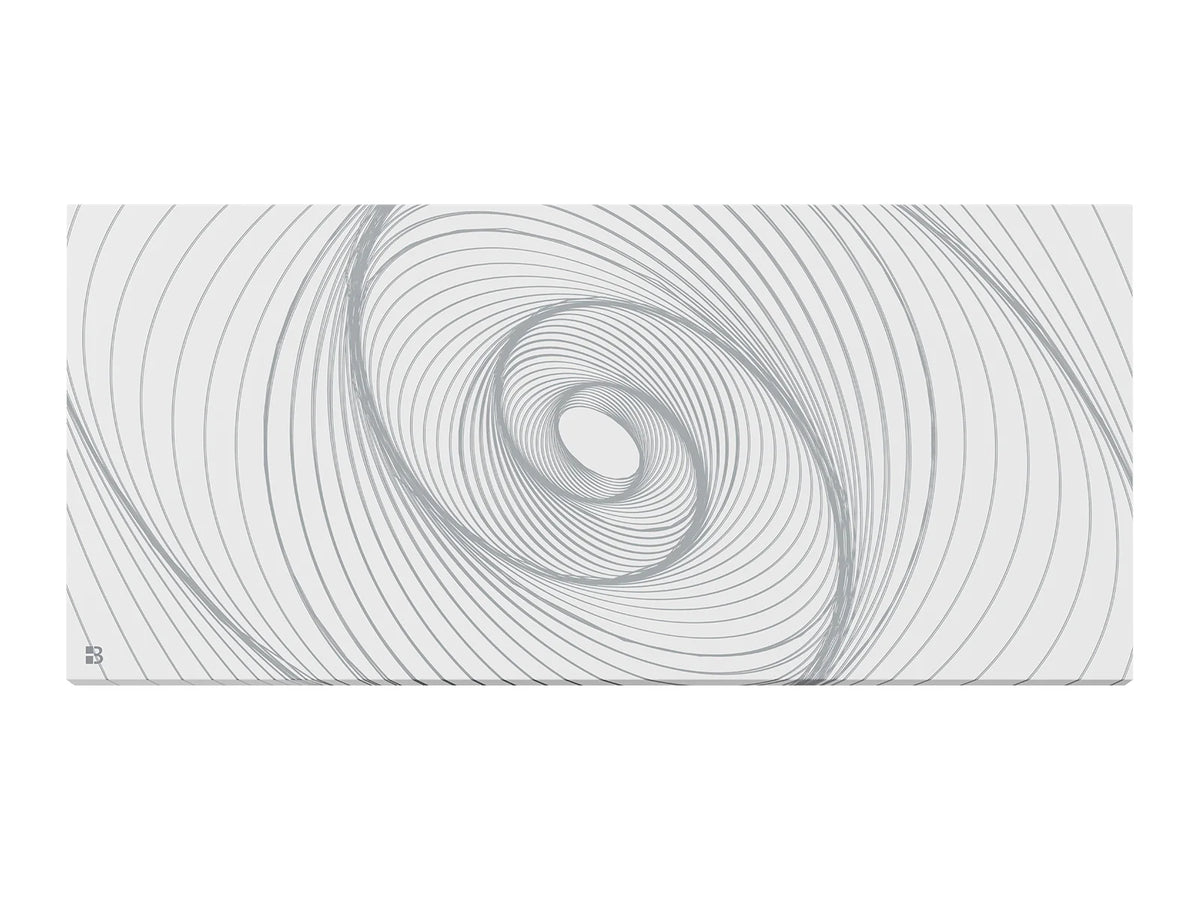 ARIANE CONNECT WHITE ceramic dry-inertia smart radiator on a white background