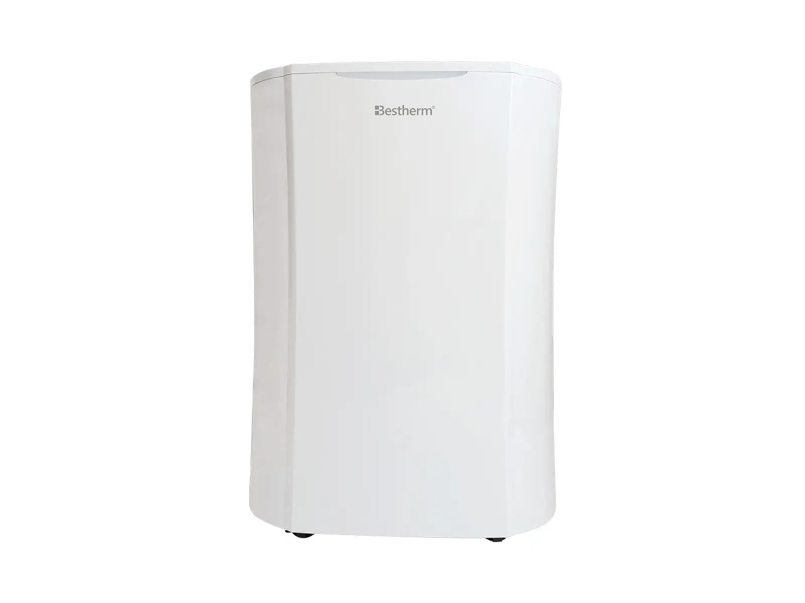 Deshumidificador KERIA blanco de 10L de frente sobre fondo blanco