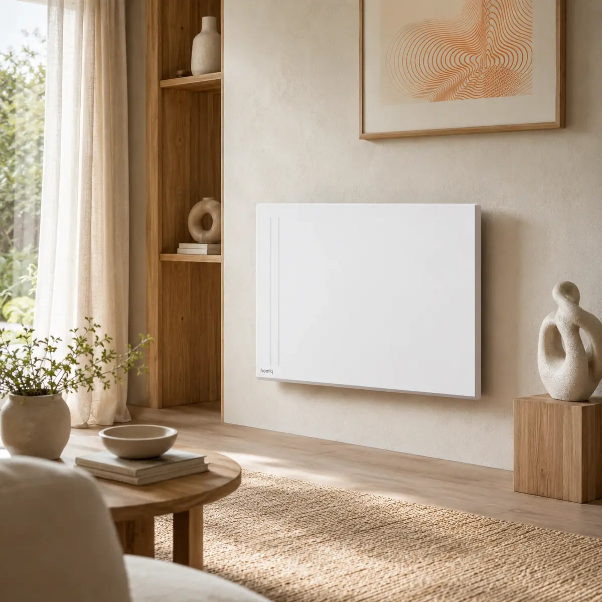 Radiateur LISA 1000W dans un décor d'ambiance