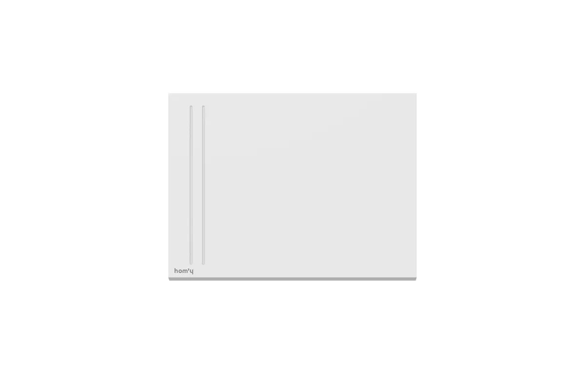 Radiateur LISA 1000W sur fond blanc