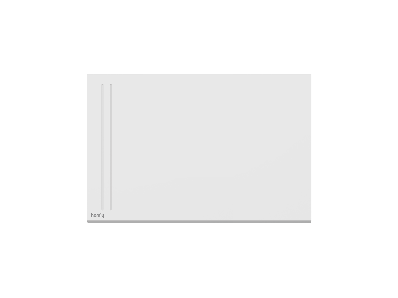 Radiateur LISA 1500W sur fond blanc