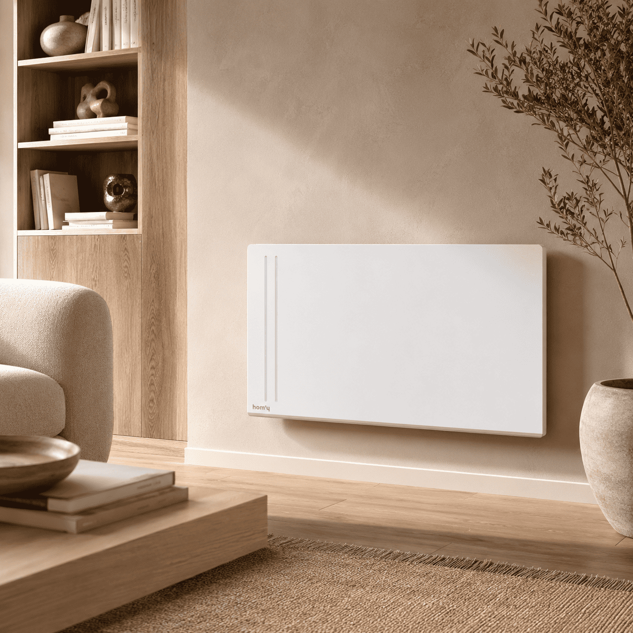 Radiateur LISA 2000W dans un décor d'ambiance