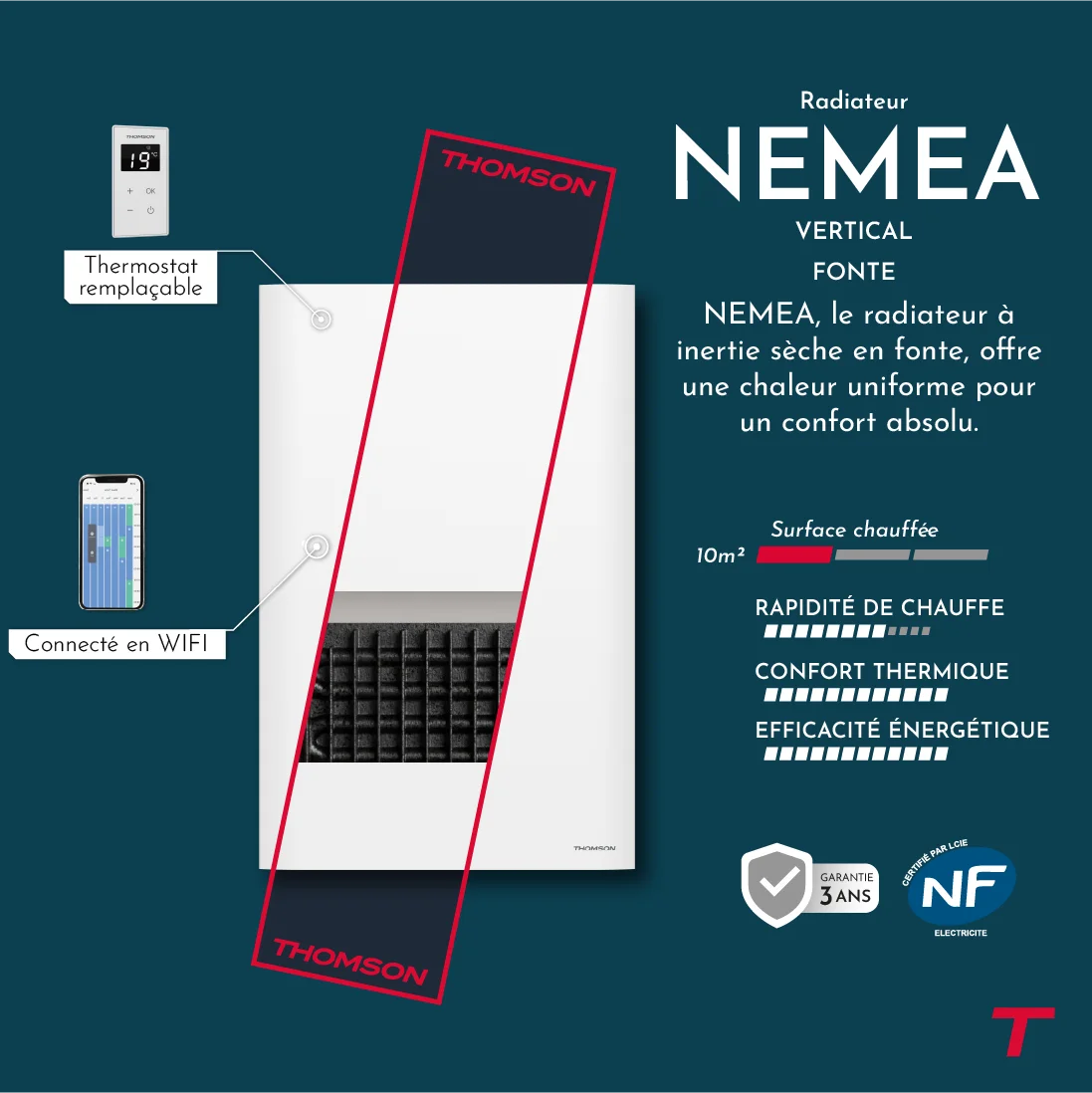 radiatore elettrico verticale a inerzia secca – tecnologia e funzionamento