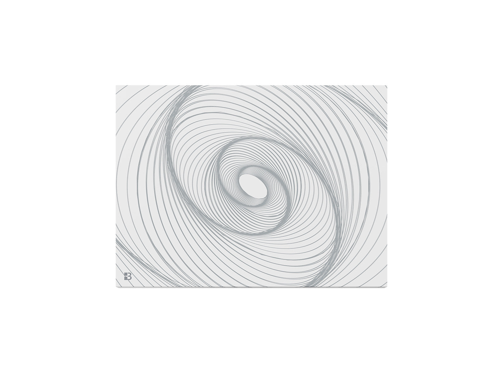 Radiateur ARIANE CONNECT blanc de 1000W de face sur fond blanc