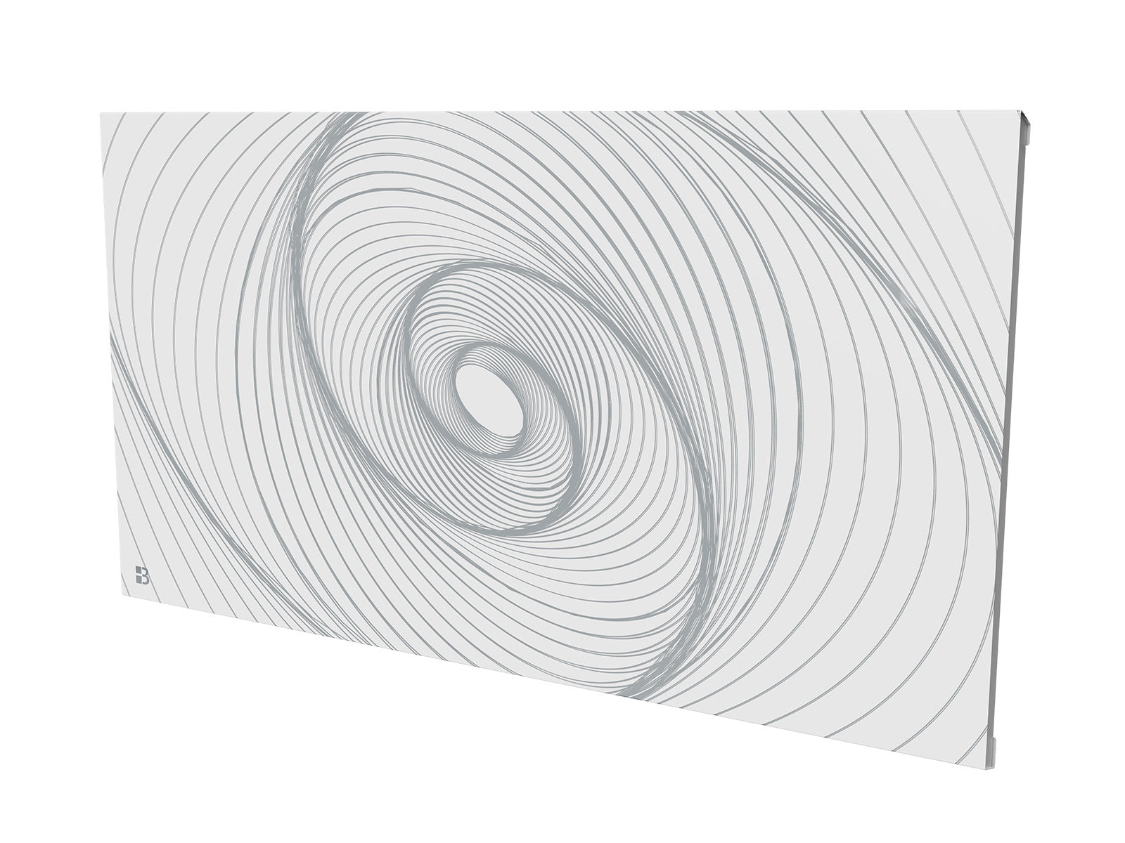 Radiateur ARIANE CONNECT blanc de 1500W de biais