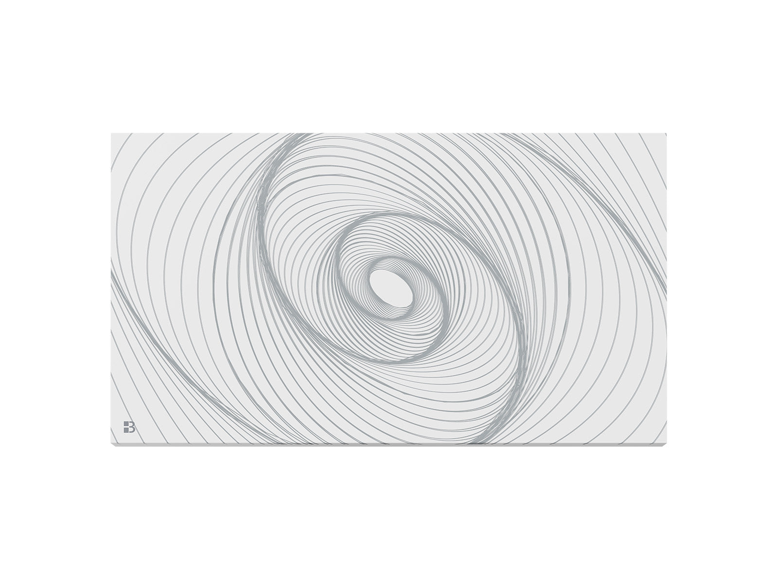 Radiateur ARIANE CONNECT blanc de 1500W de face sur fond blanc