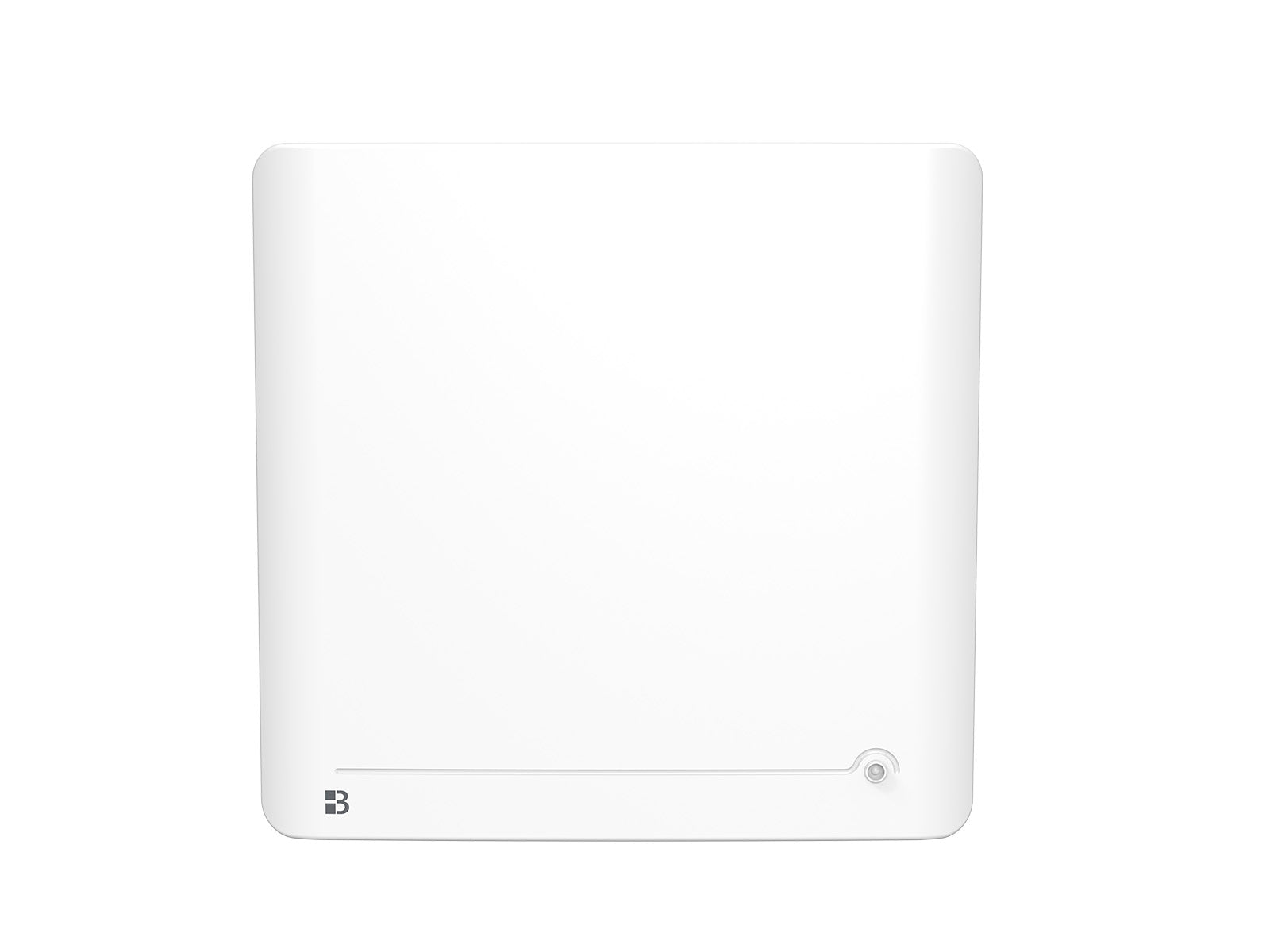 Radiateur DIANE blanc de 1000W de face dans un fond blanc