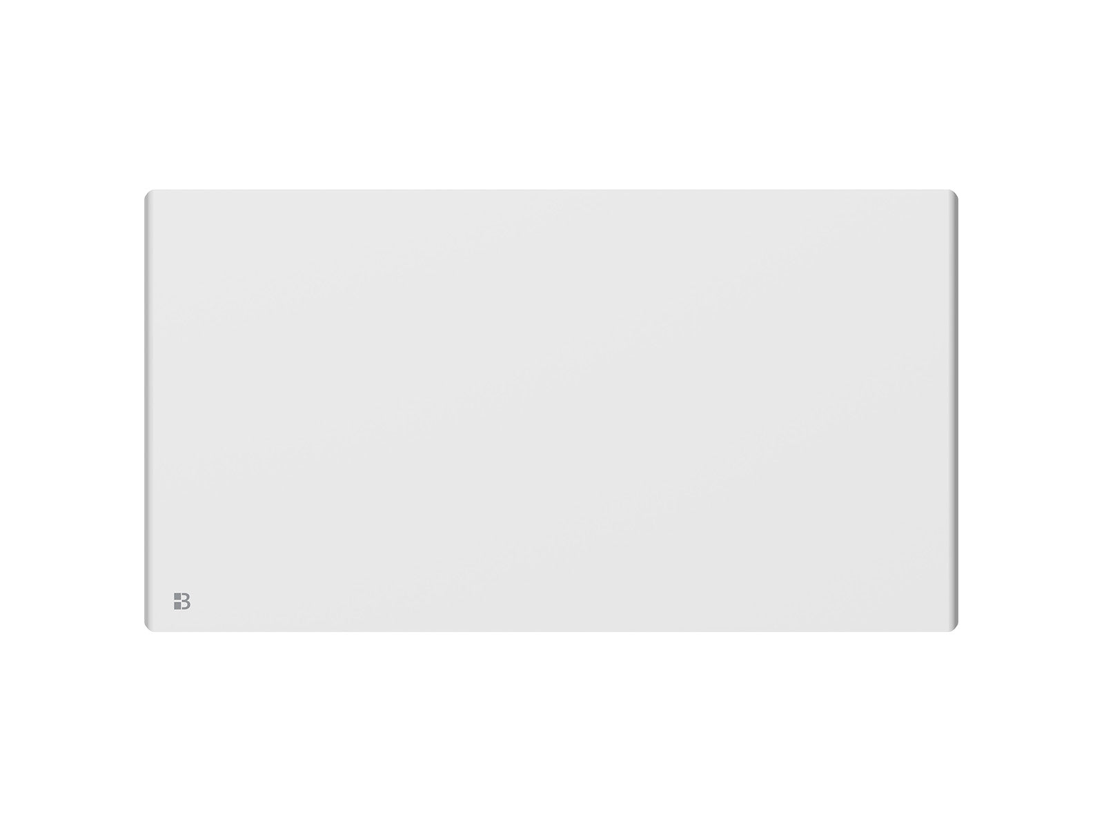 Radiateur EOLE blanc de 1500W de face sur fond blanc