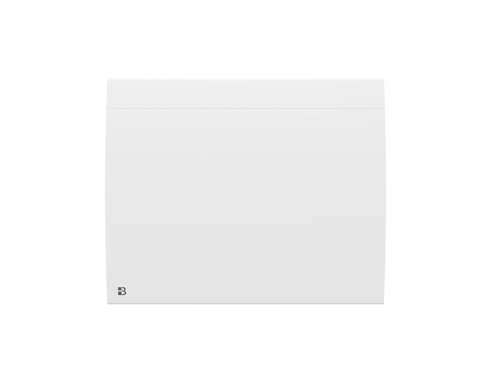 Radiateur ILLO CONNECT blanc de 1000W de face sur un fond blanc