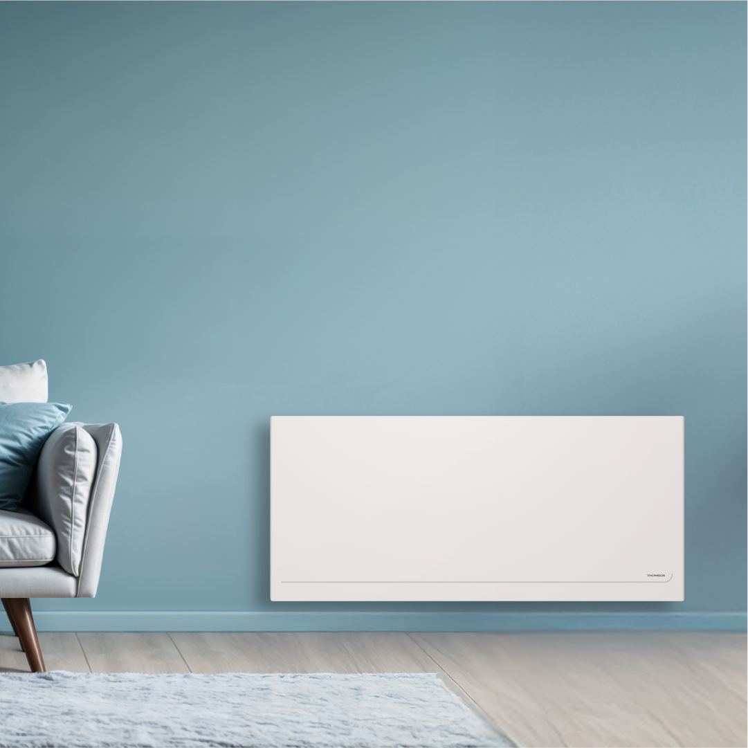 Radiateur électrique MILLA de 2000W de la marque Thomson dans une image d'ambiance