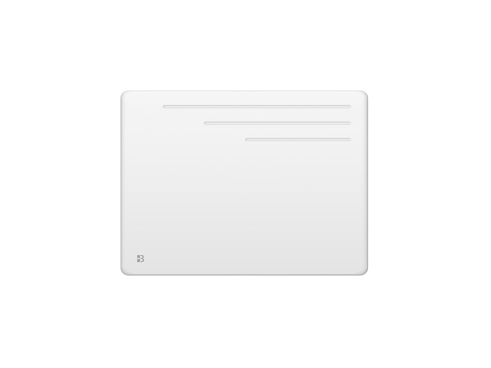 Radiateur MOTU blanc de 1000W de face sur fond blanc