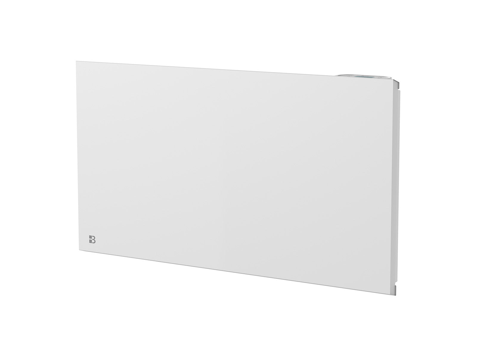 Radiateur NESSA CONNECT blanc de 1500W de biais sur un fond blanc