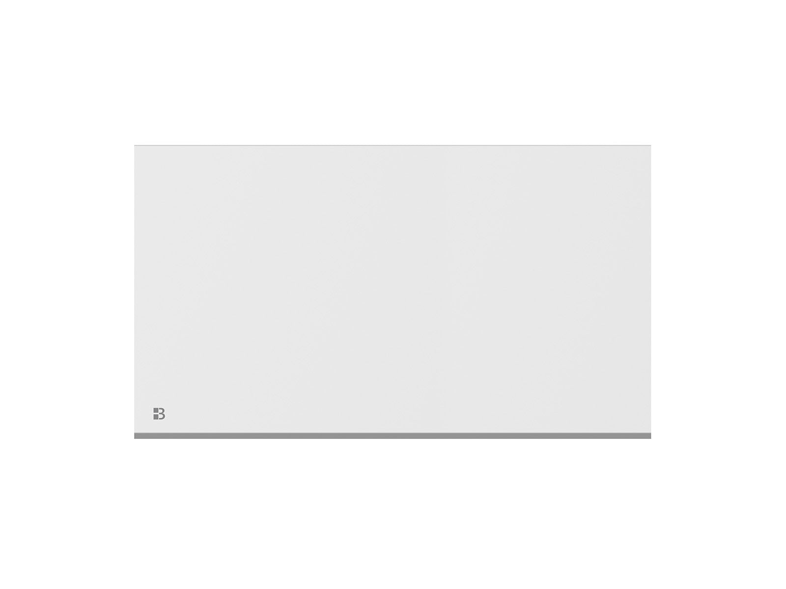 Radiateur NESSA CONNECT blanc 1500W de biais sur fond blanc