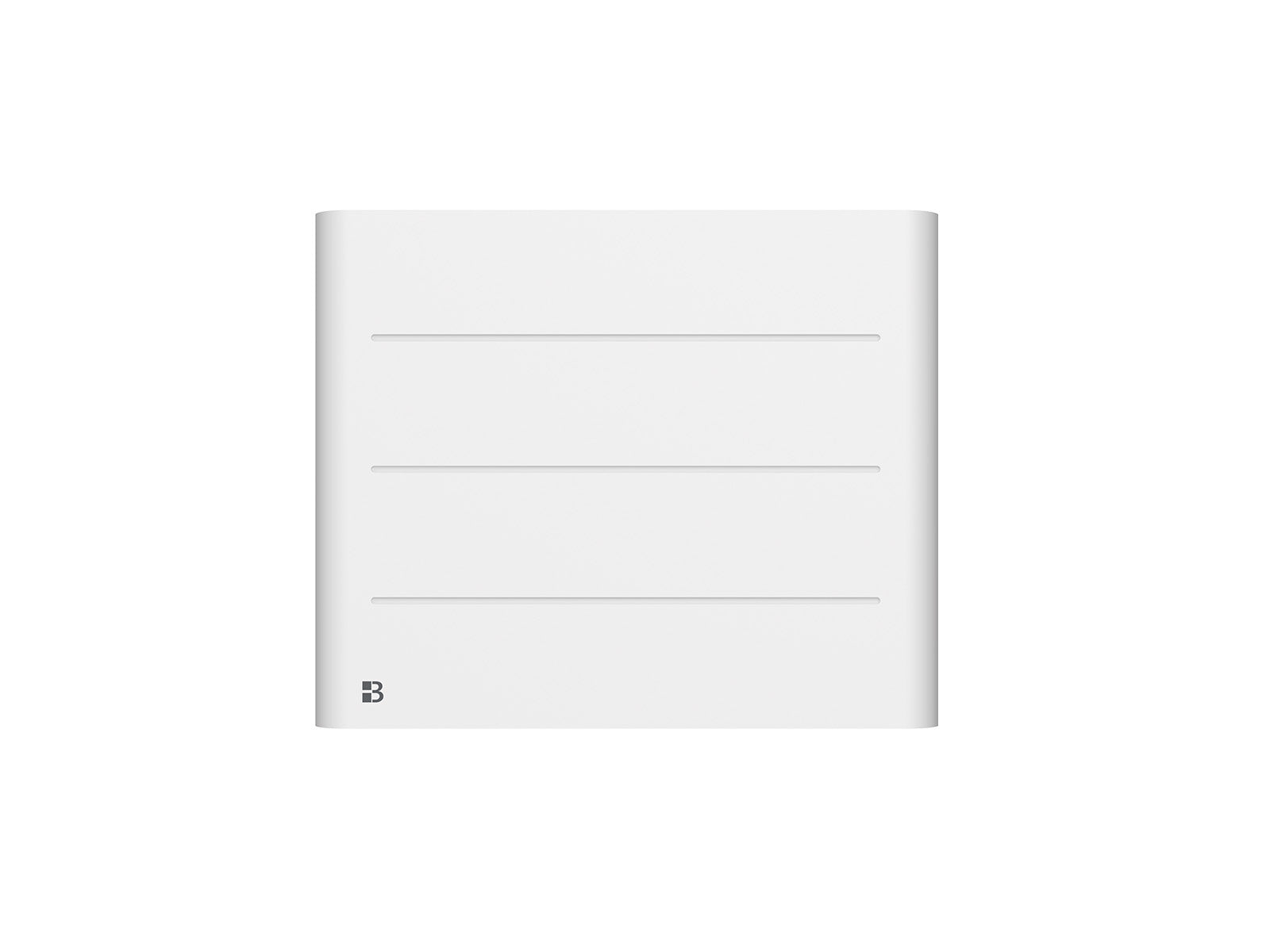 Radiateur TANIN blanc 1000W de face sur fond blanc