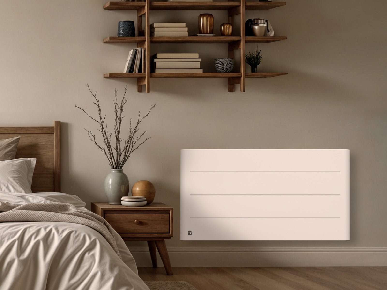 Radiateur TANIN blanc 2000W dans une image d'ambiance