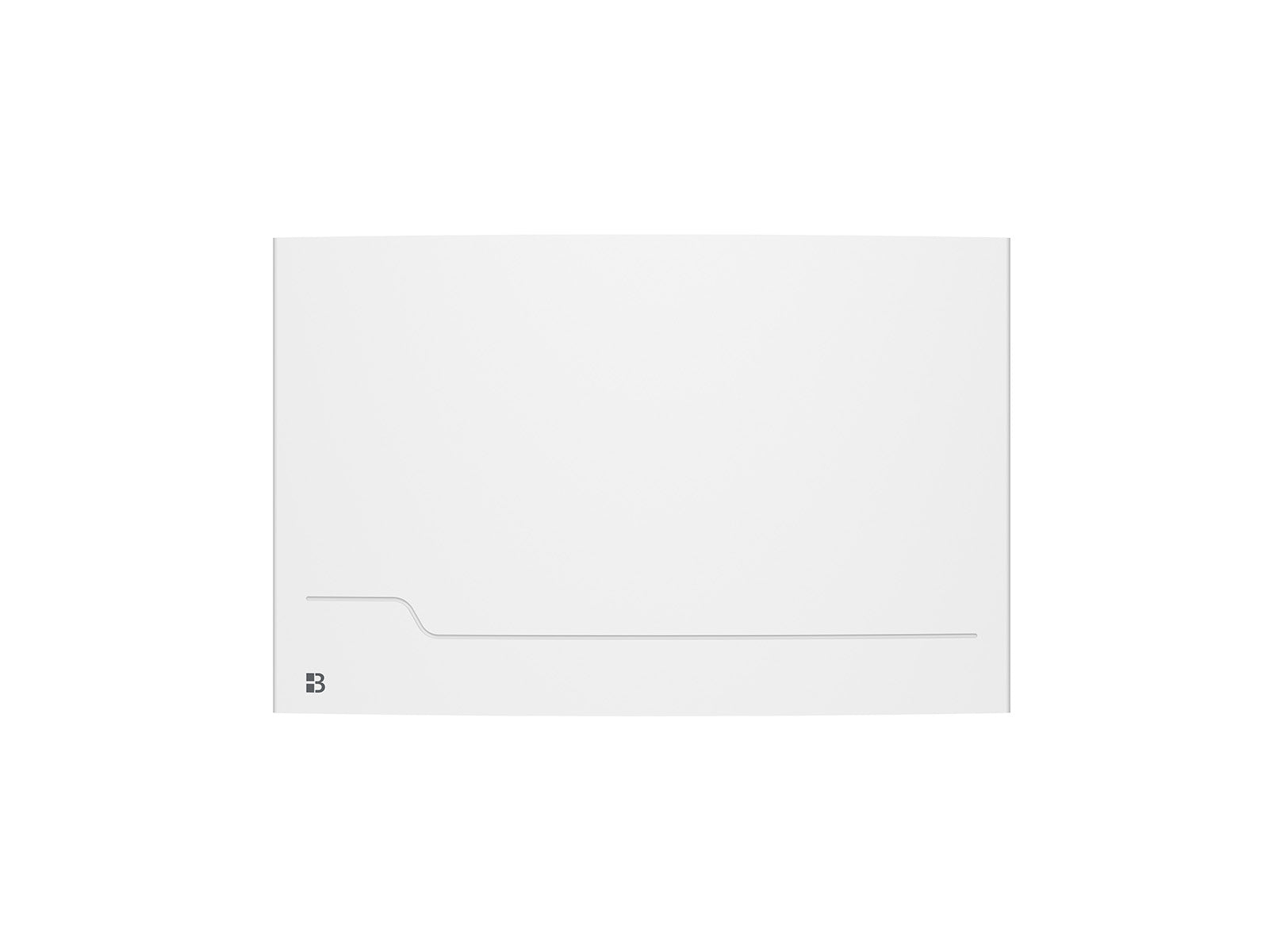 Radiateur ZOE blanc de 1500W de face sur fond blanc