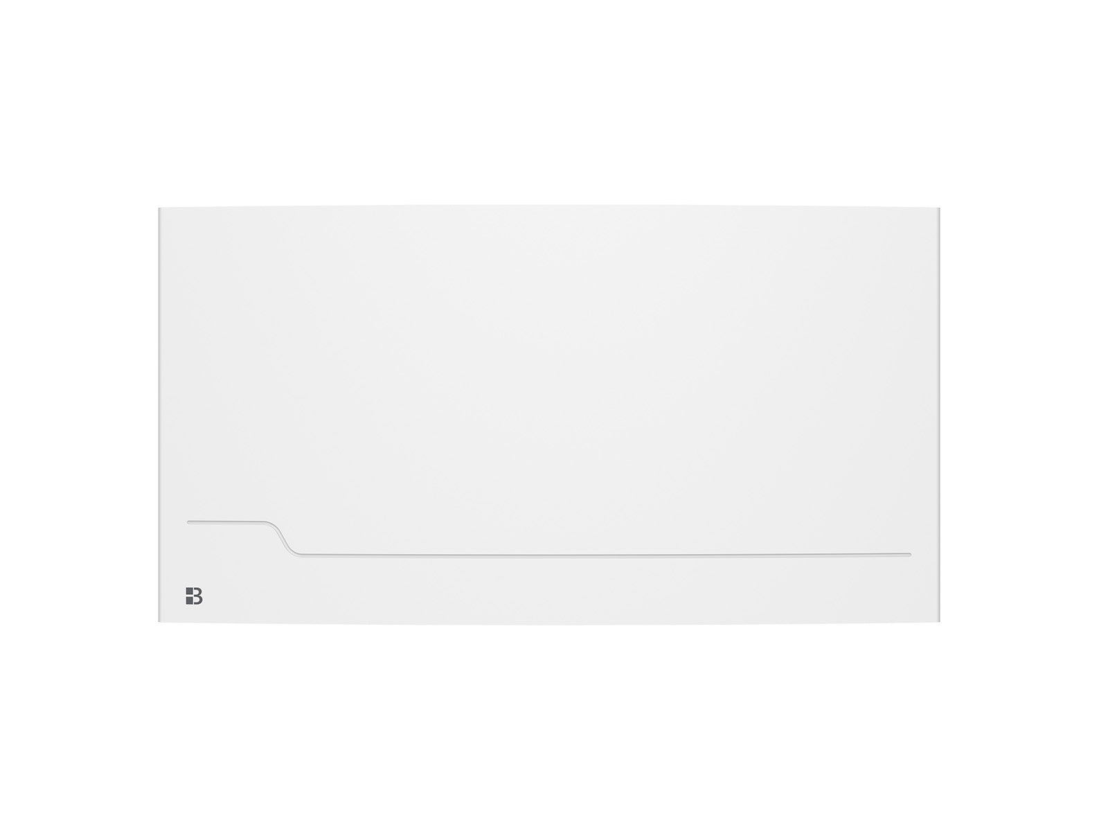 Radiateur ZOE blanc de 2000W de face sur fond blanc