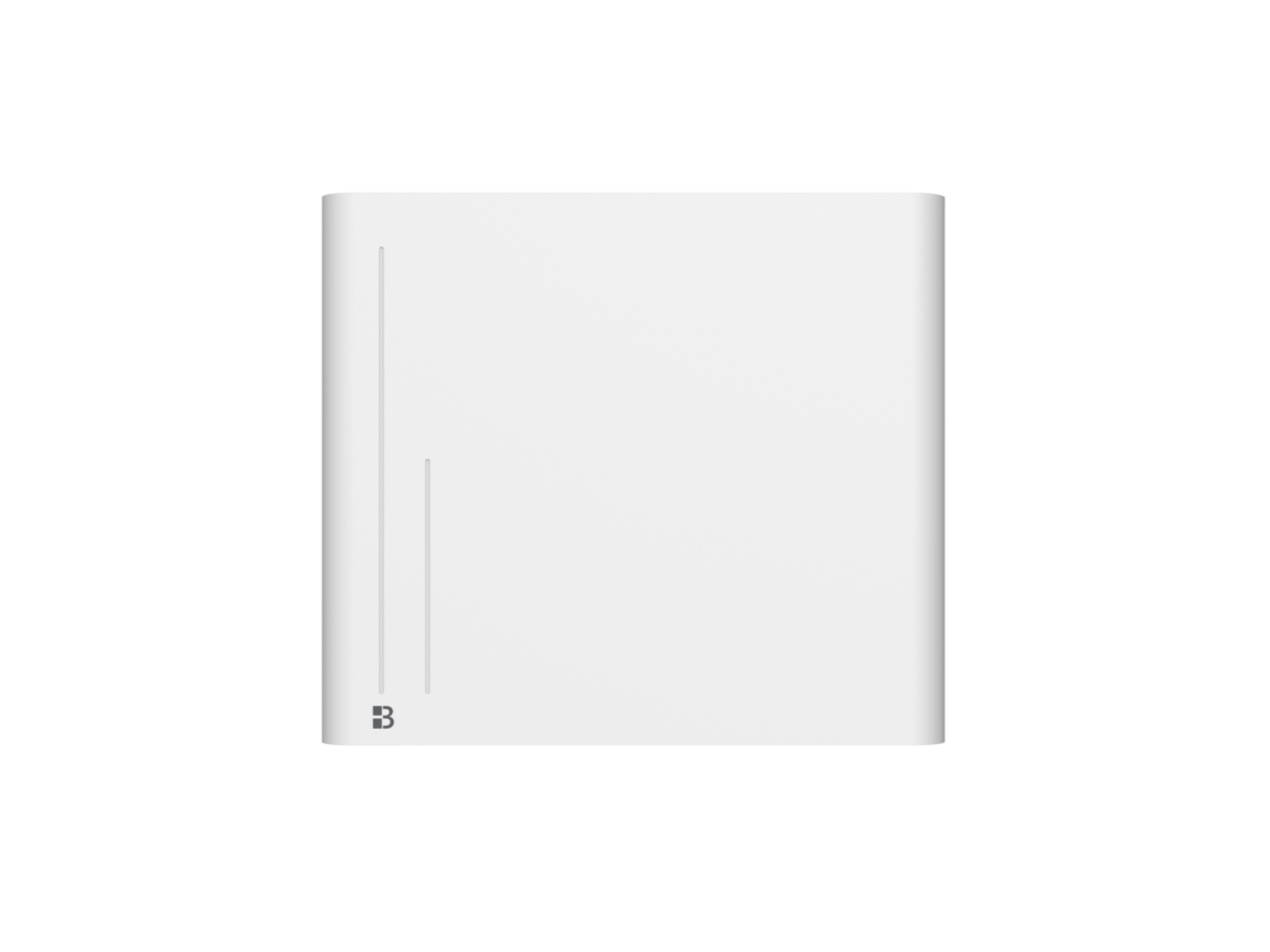 Radiateur ALBA blanc de face