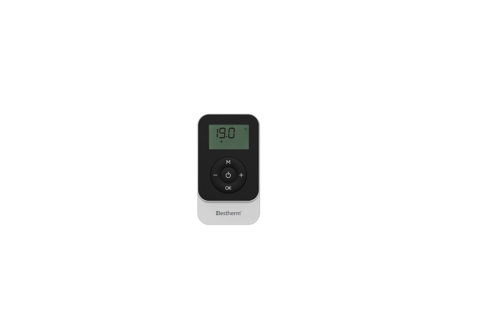 Remote control for the HESTIA WHITE dry-inertia heated towel rail