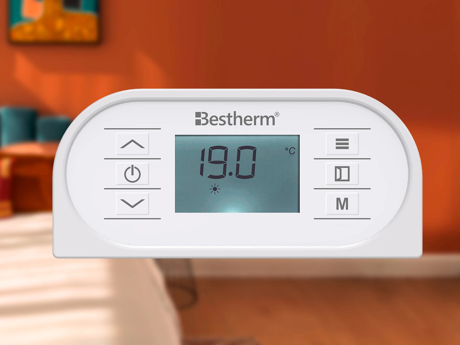Thermostat interchangeable compatible avec les radiateurs OVEO et ALMEA