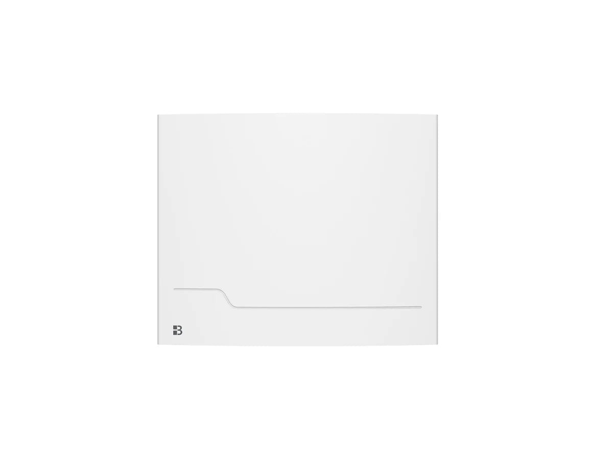 Radiateur à inertie sèche fonte ZOE sur fond blanc