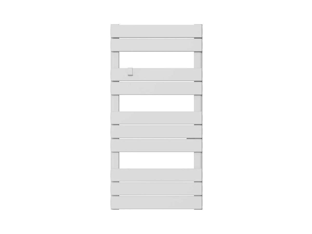 ANIS WHITE dry-inertia towel radiator on a white background