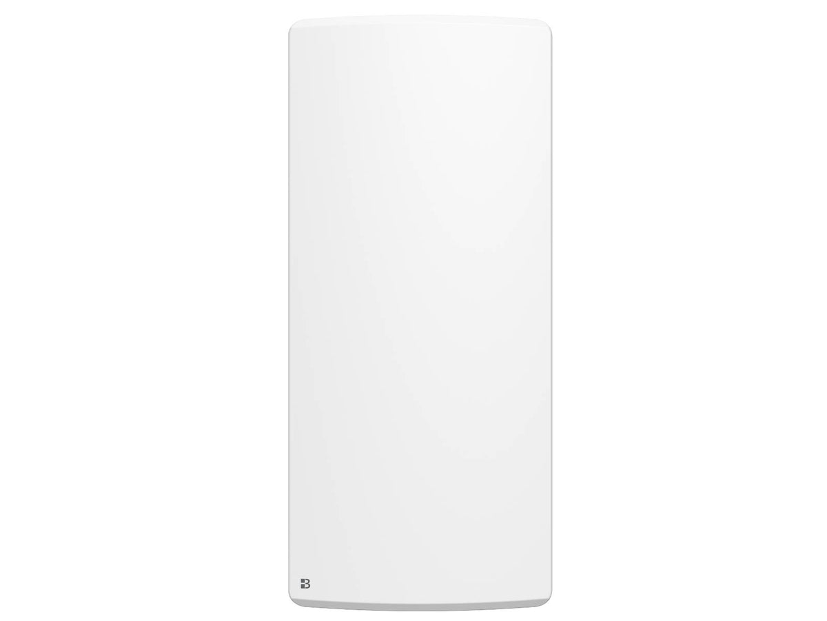 Radiador de inercia seca cerámico ARIA VERTICAL sobre fondo blanco
