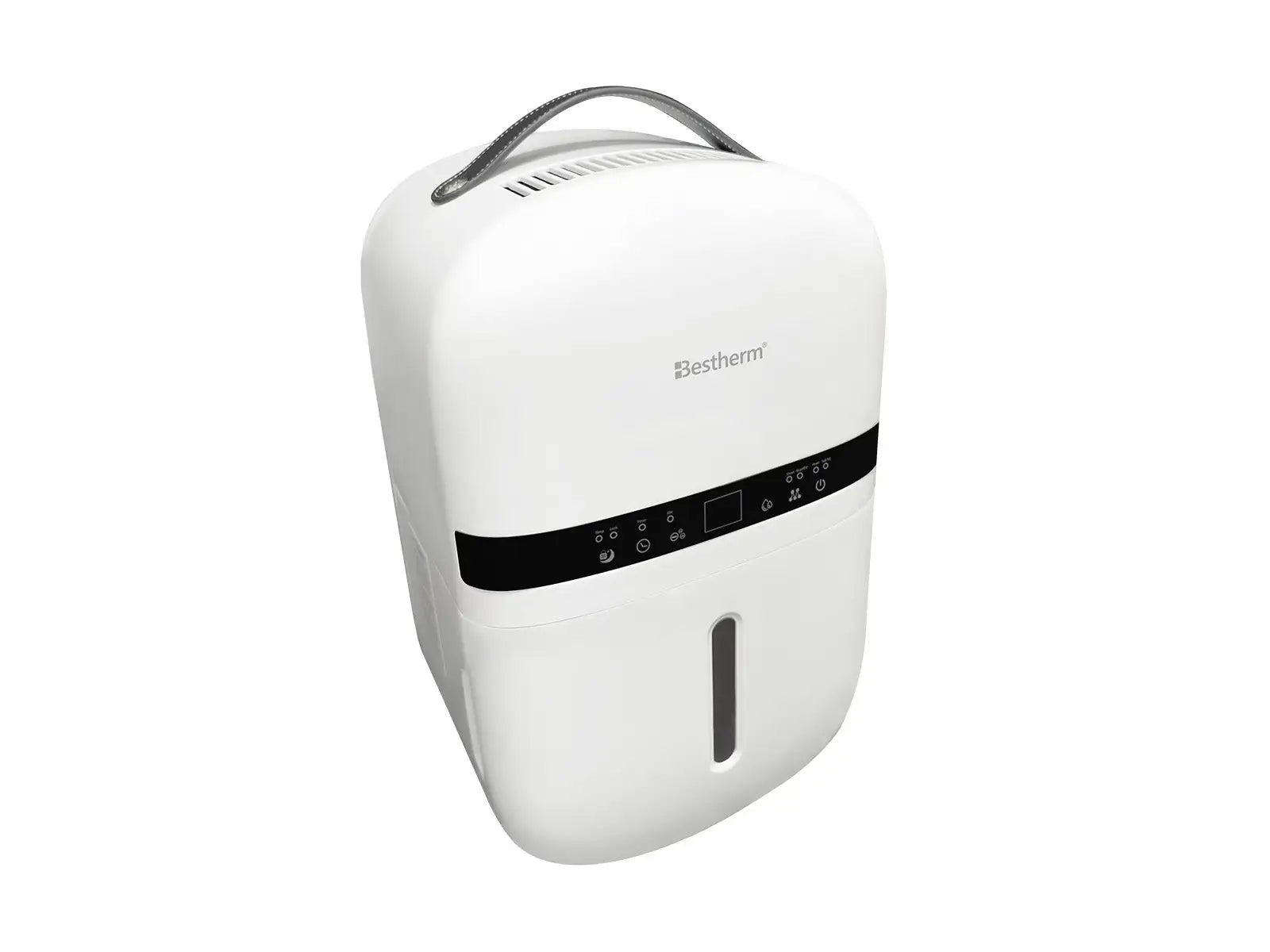 Déshumidificateur NOVA blanc 5L de biais sur fond blanc