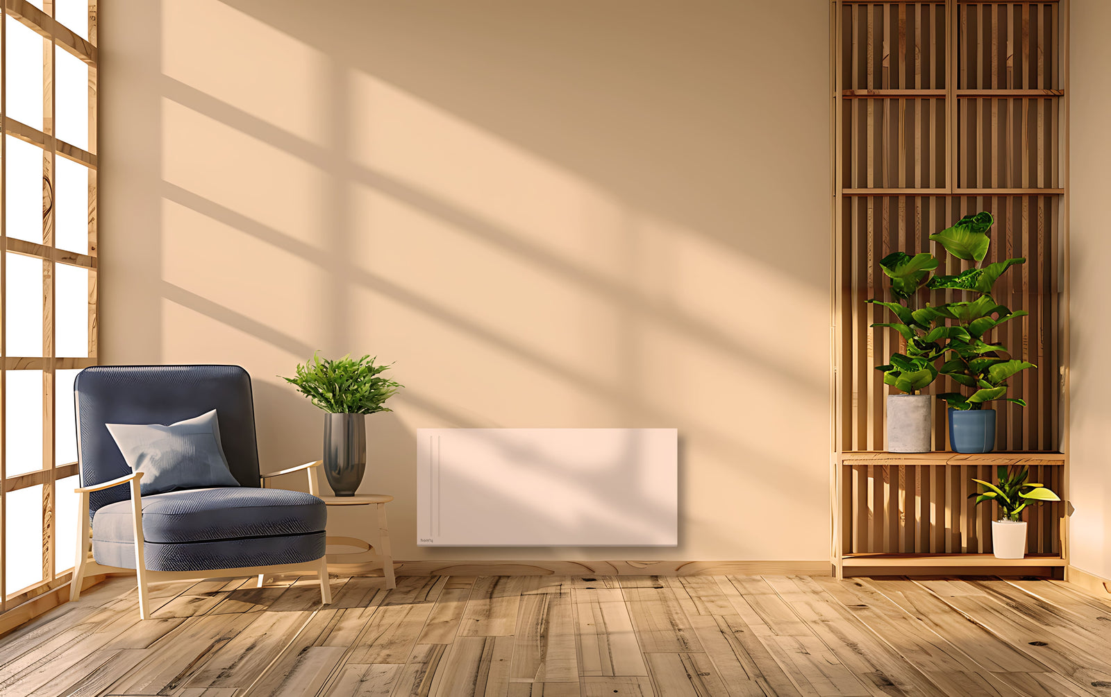 Radiateur LISA 2000W dans un salon