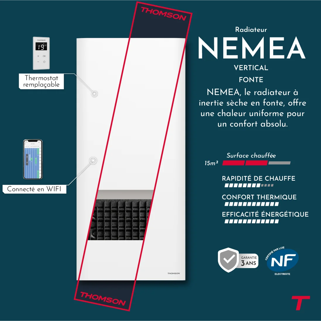 radiatore elettrico verticale a inerzia secca – tecnologia e funzionamento