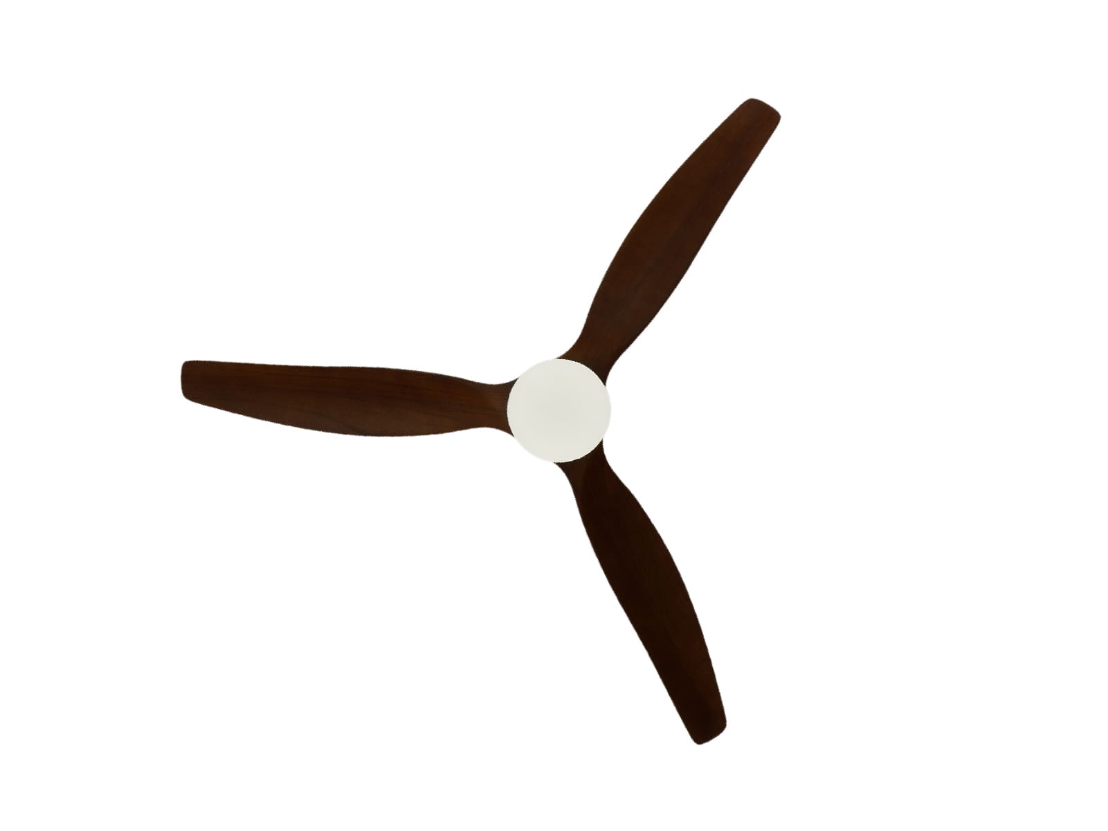 Ventilateur de plafond NERO sur fond blanc
