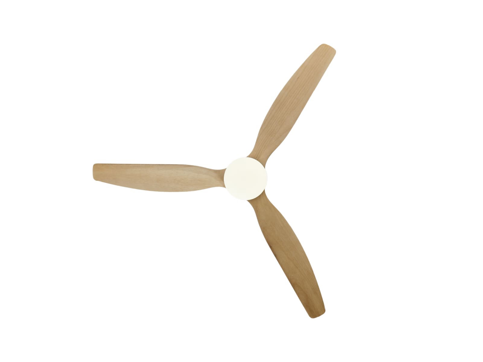 Ventilateur de plafond OLIA sur fond blanc