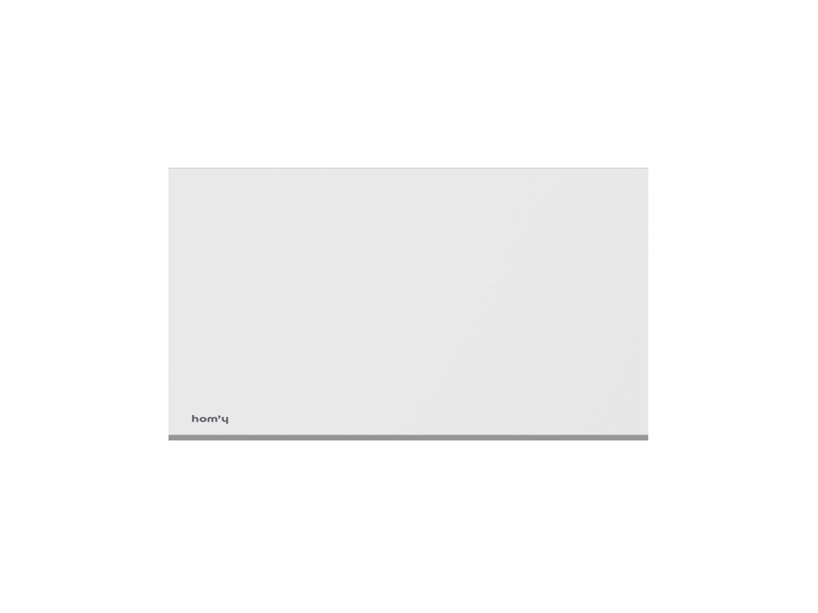 Radiateur ORPHE CONNECT 1000W sur fond blanc