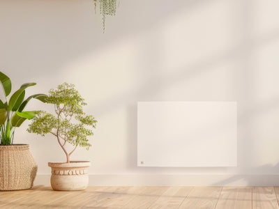 Radiateur BIA blanc de 1500W dans une image d'ambiance