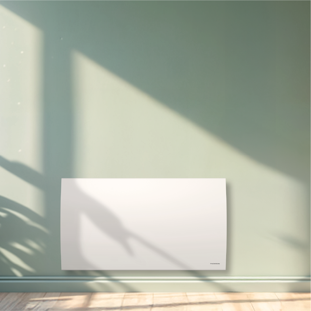 Radiateur CLEO de la marque Thomson de 1500W dans une image d'ambiance