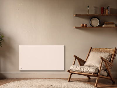 Radiateur NESSA CONNECT blanc 1500W dans une image d'ambiance