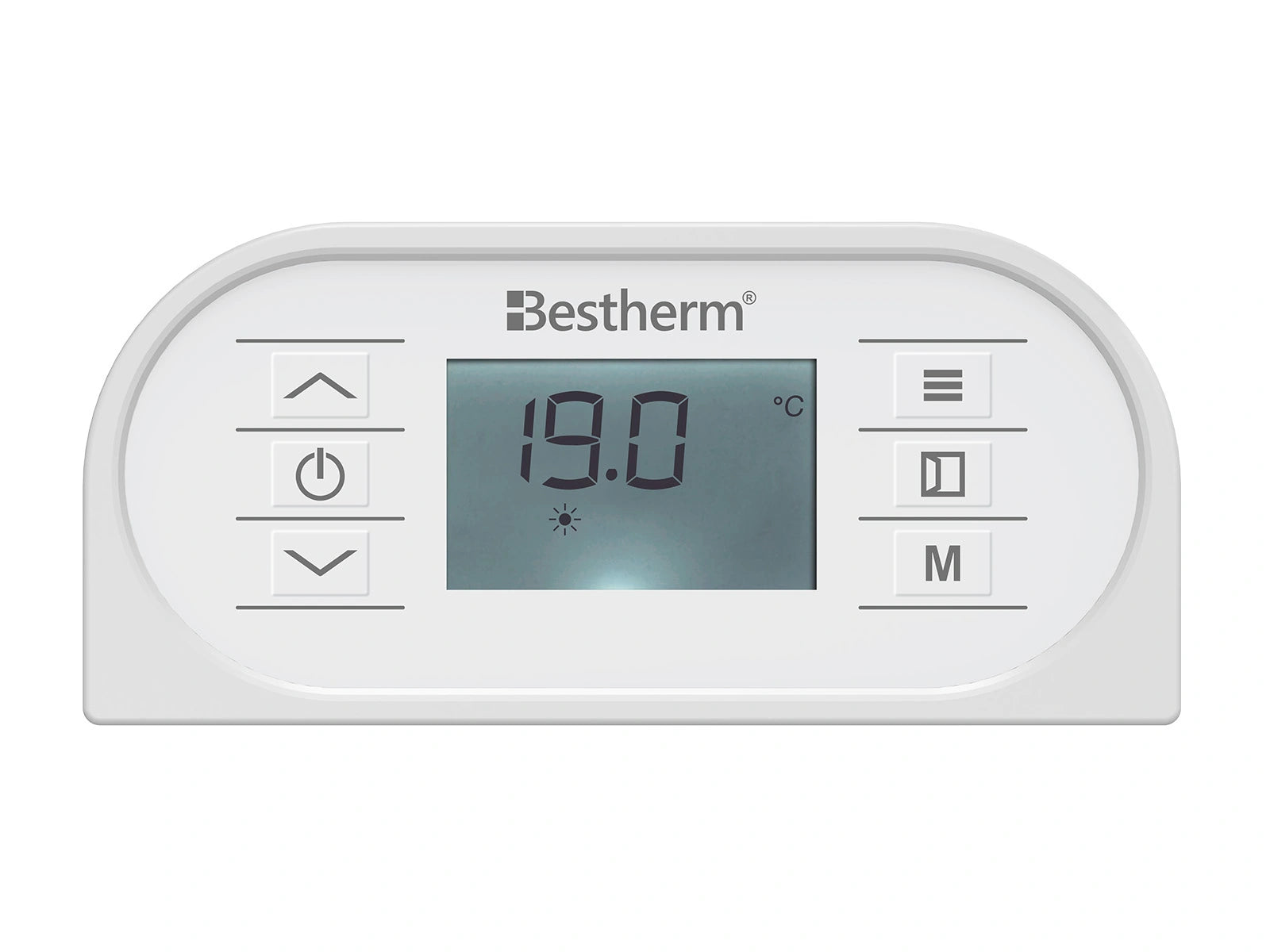 Thermostat radiateur à inertie sèche double cœur fonte + film chauffant avec thermostat interchangeable ALMEA