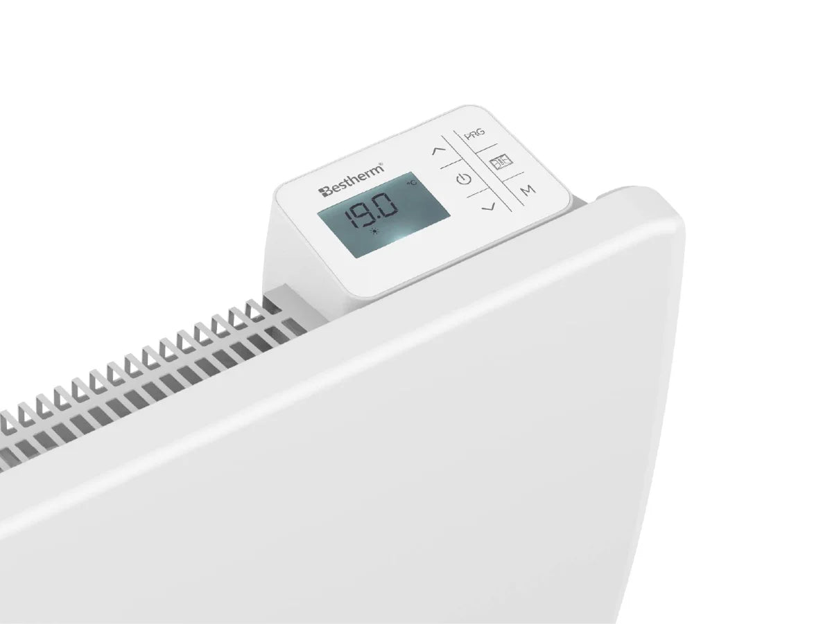 Thermostat of the ARIA WHITE ceramic dry inertia radiator