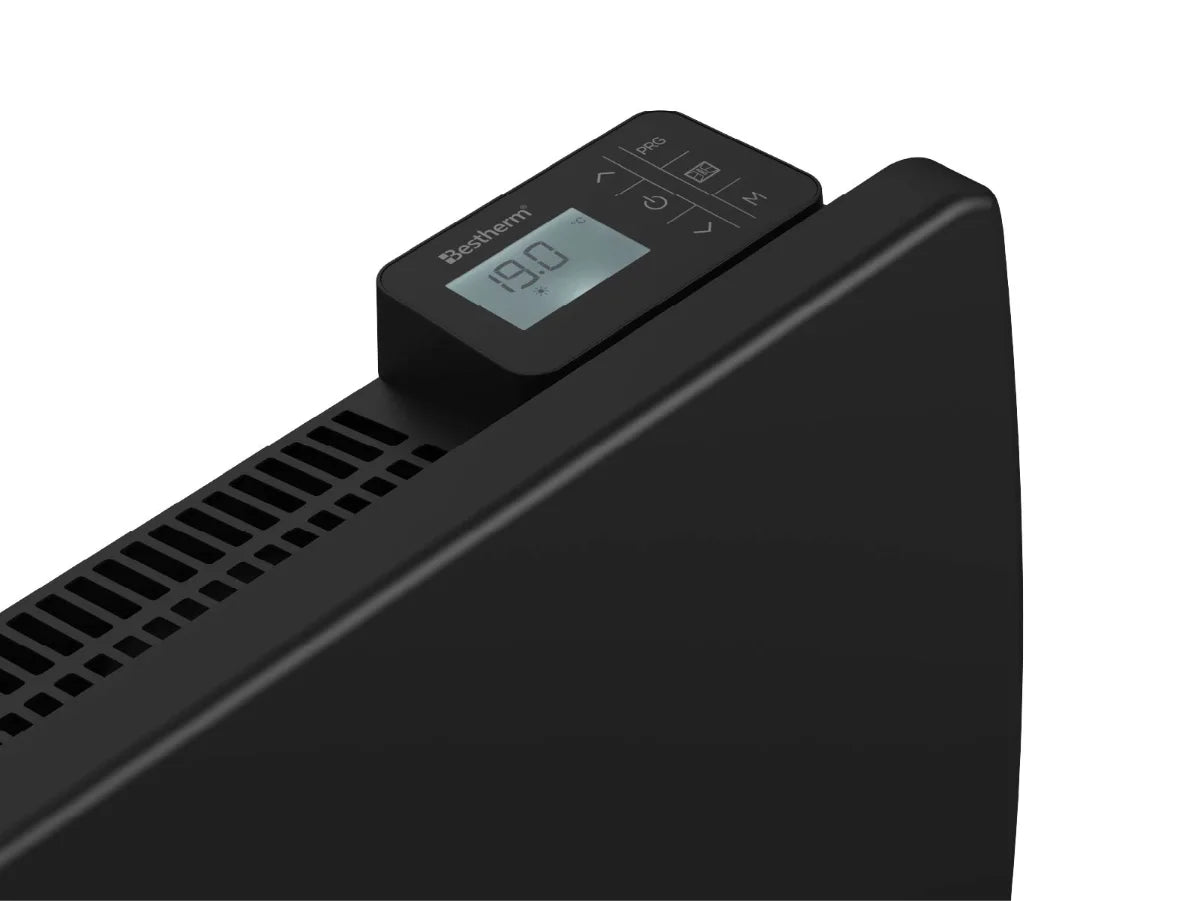 Thermostat of the ARIA BLACK ceramic dry inertia radiator