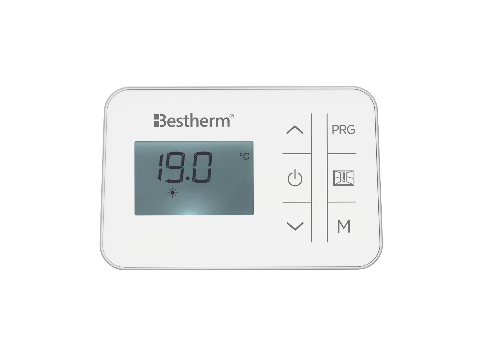 Thermostat du radiateur à inertie sèche céramique connecté LESSO CONNECT