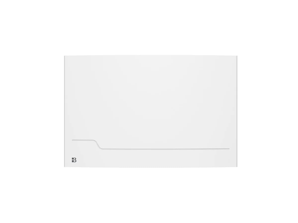 Radiateur à inertie sèche fonte ZOE sur fond blanc
