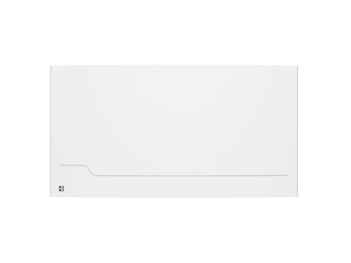 Radiateur à inertie sèche fonte ZOE sur fond blanc